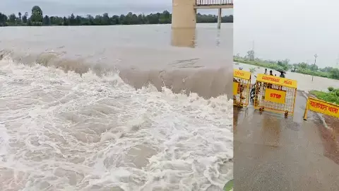 बहाव खतरनाक स्तर तक पहुंचा