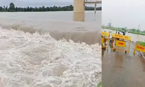 बहाव खतरनाक स्तर तक पहुंचा