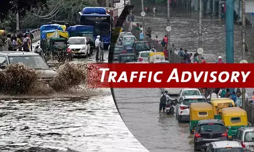 Delhi Traffic Advisory for Waterlogging