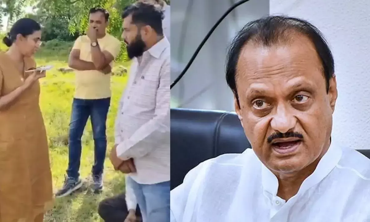 Ajit Pawar ips controversy