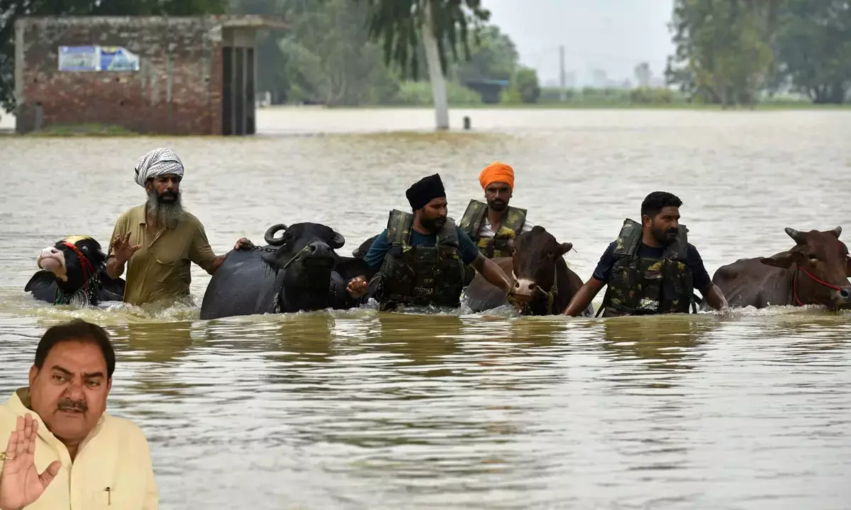 punjab flood inld help abhay chautala