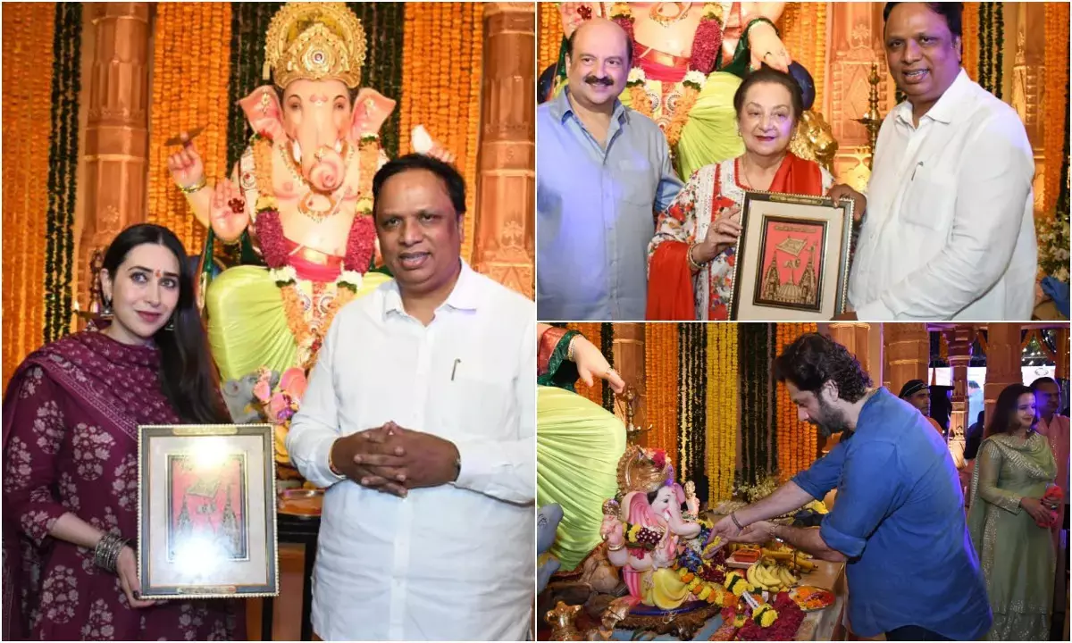 बॉलीवुड सितारों ने गणपति दर्शन किए।