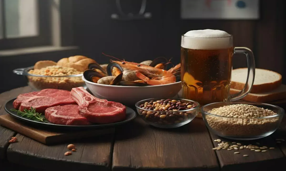 foods increase uric acid