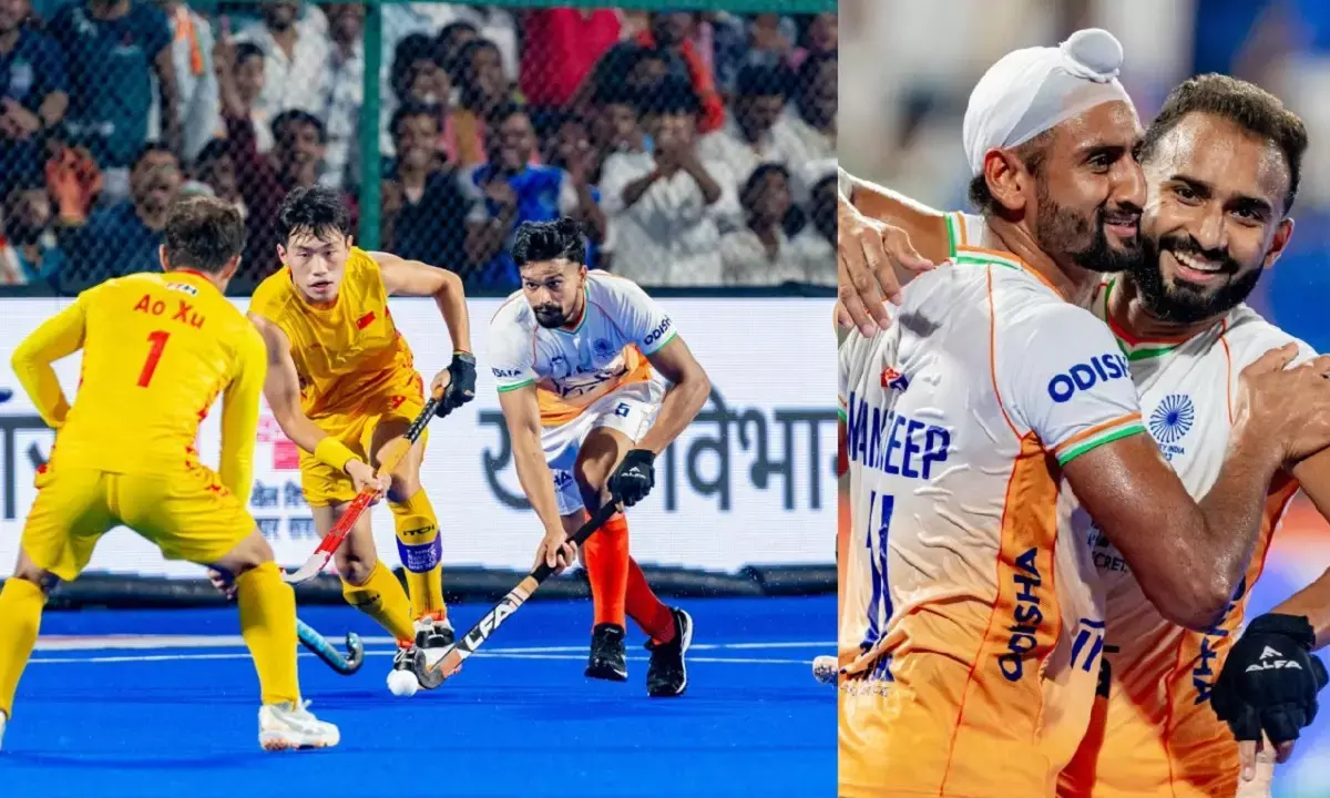 In the Asia Cup 2025 Hockey semi-final, India defeated China 7-0 to make it to the final.