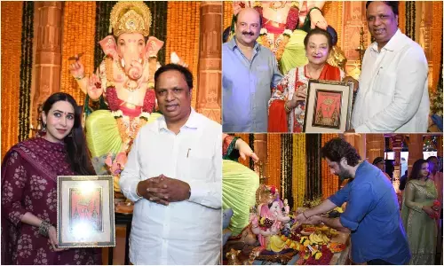 बॉलीवुड सितारों ने गणपति दर्शन किए।