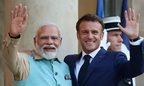 india-france-strategic-partnership-2025, Prime Minister Narendra Modi and French President Emmanuel Macron