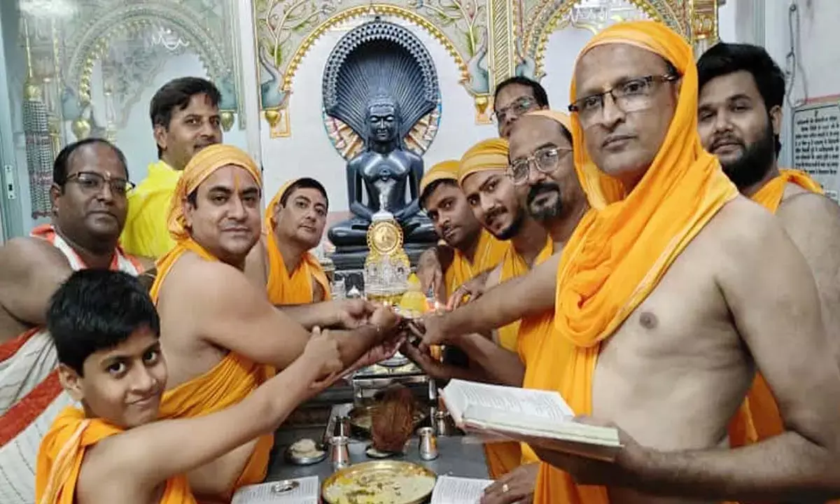 श्रीजी का भी किया गया जलभिषेक