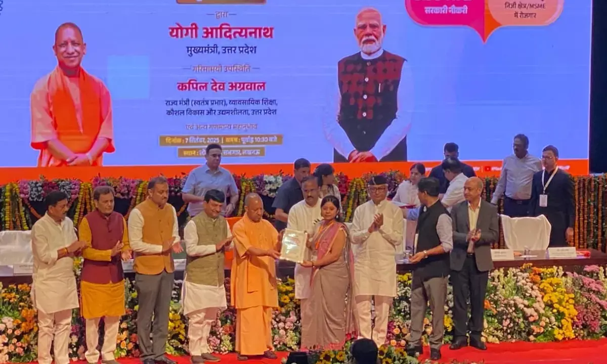 up employment CM yogi distributes appointment letters to 1510 instructors