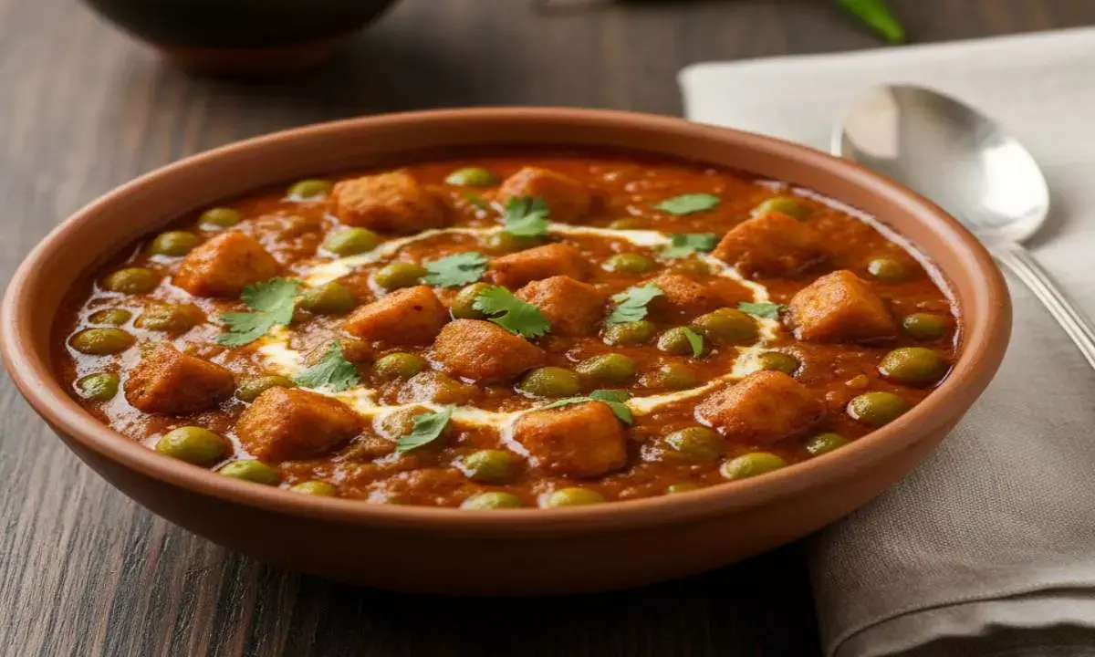 how to make soya matar sabji recipe in hindi