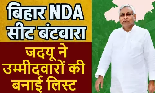 Bihar Election 2025 NDA Seat Sharing JDU Candidate List