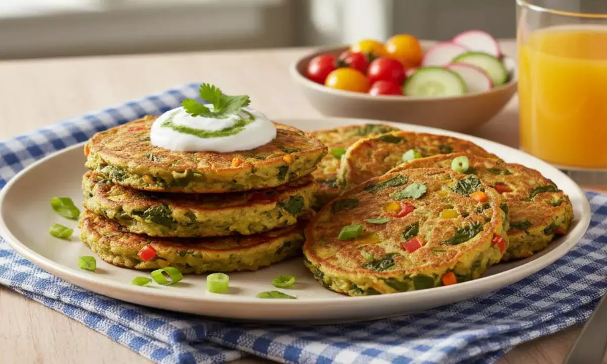 Vegetable Oats Pancake Recipe in hindi