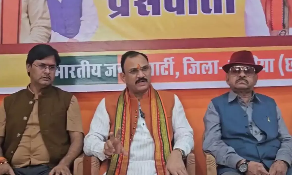 Minister Shyam Bihari Jaiswal