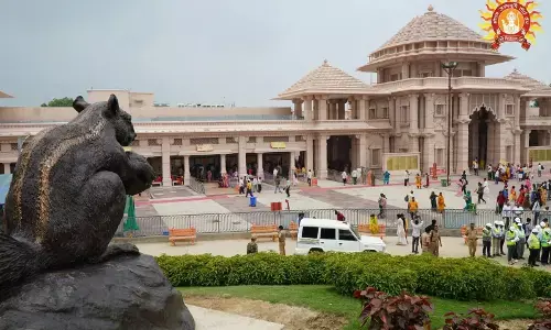 Ayodhya Ram Mandir Squirrel Statue