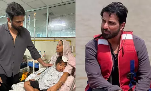 बाढ़ प्रभावितों से मिलने पंजाब पहुंचे सोनू सूद। बाढ़ प्रभावितों से मिलने पंजाब पहुंचे सोनू सूद।