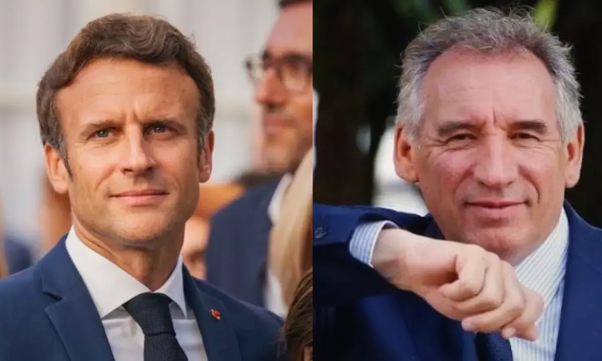 French President Emmanuel Macron and Prime Minister Francois Bayrou
