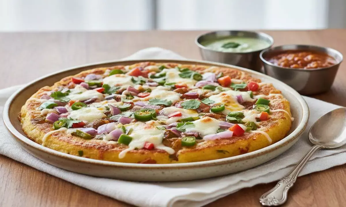 how to make cheese uttapam at home