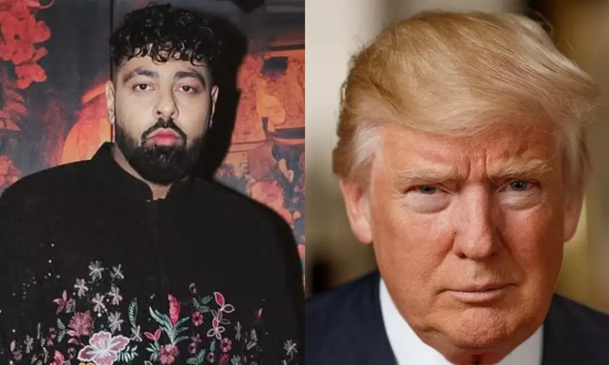 न्यू जर्सी कॉन्सर्ट में बादशाह ने ली डोनाल्ड ट्रंप की चुटकी।