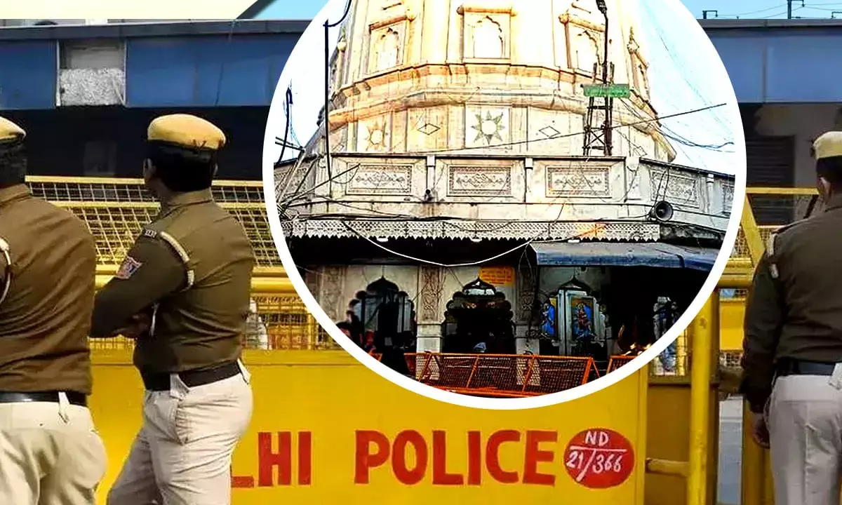 Kalkaji temple security arrangements