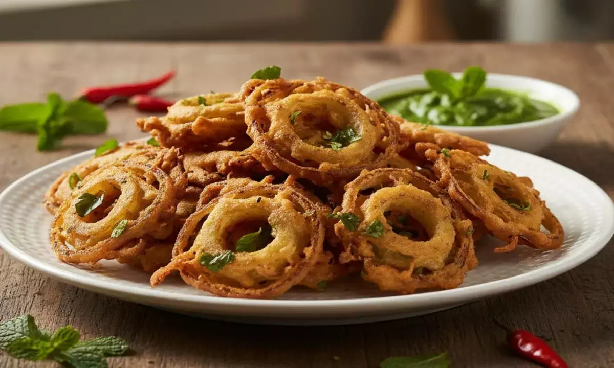 pyaj ke pakode onion pakoda recipe in hindi