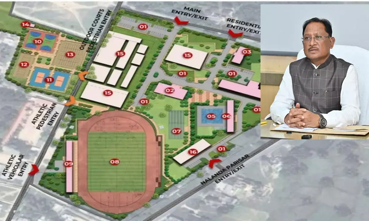 अत्याधुनिक इंटीग्रेटेड स्पोर्ट्स कॉम्प्लेक्स