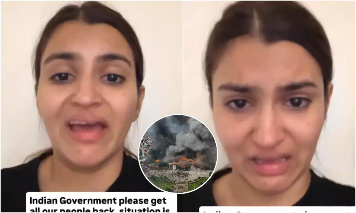 नेपाल में फंसी भारत की उपासना गिल ने वीडियो जारी कर मांगी मदद।