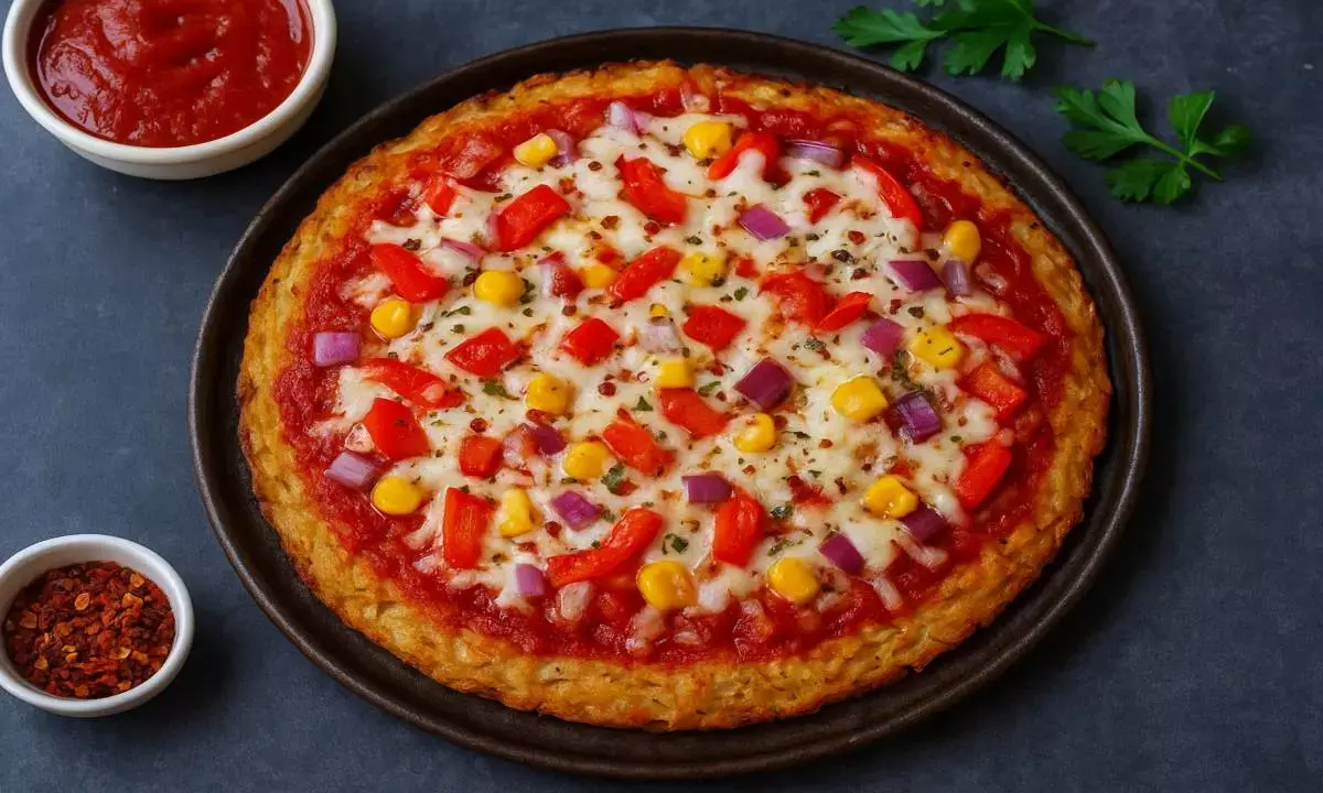 how to make aloo pizza