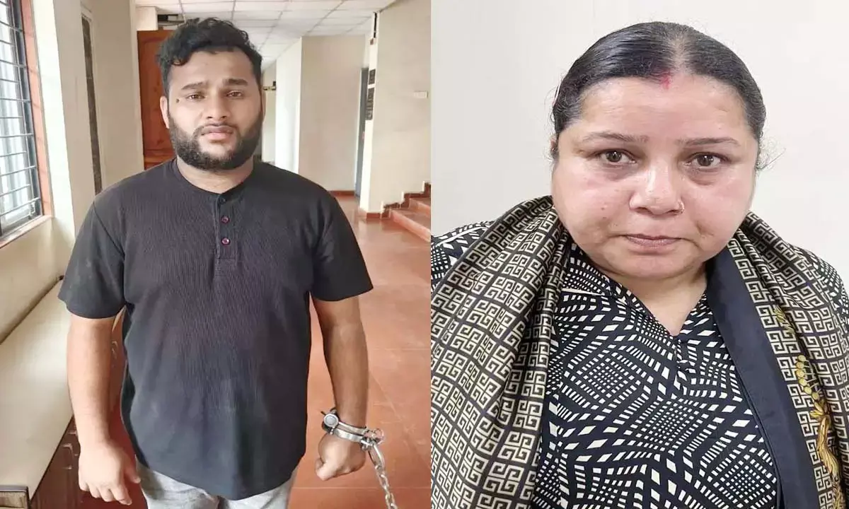 जालसाज मां-बेटा गिरफ्तार : ज्वेलरी शॉप में नकली सोना देकर असली सोना ले गए थे ठग