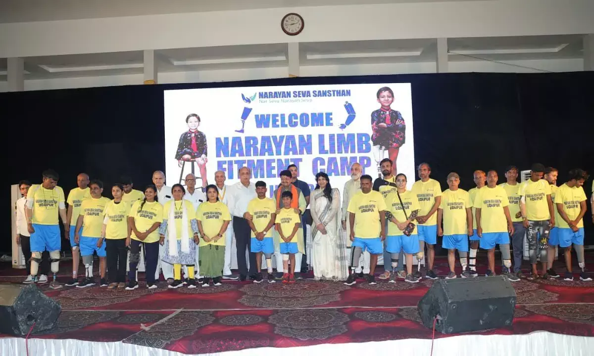 Narayan Seva Sansthan Indore free limb camp Kailash Vijayvargiya Narayan Seva Sansthan Indore free limb camp Kailash Vijayvargiya