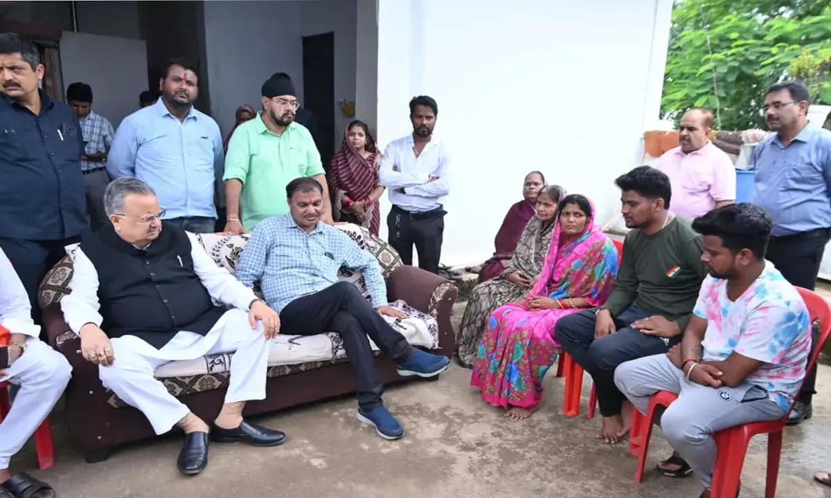 डॉ. रमन सिंह और महापौर मधुसूदन यादव