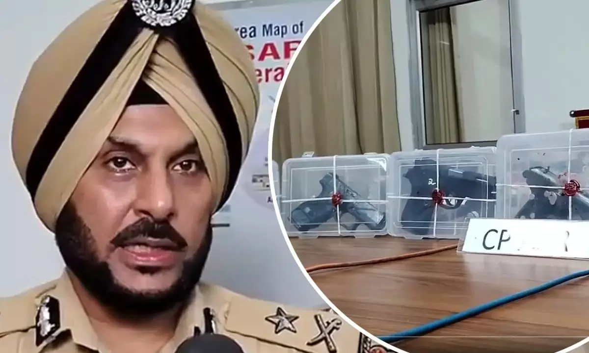 Punjab police action on cross border arms smuggling