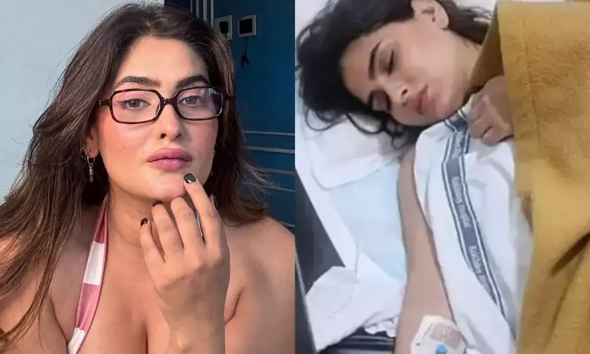 मुंबई में चलती ट्रेन से कूदी करिश्मा शर्मा, अस्पताल में भर्ती।