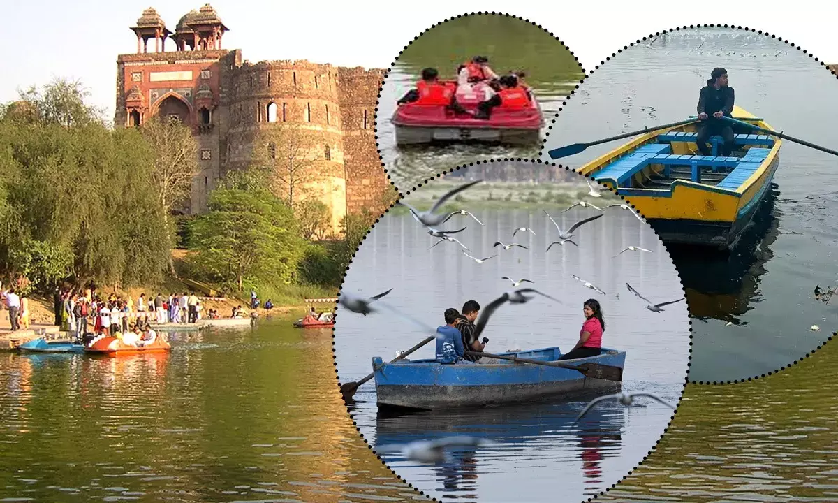Purana kila delhi Boating start
