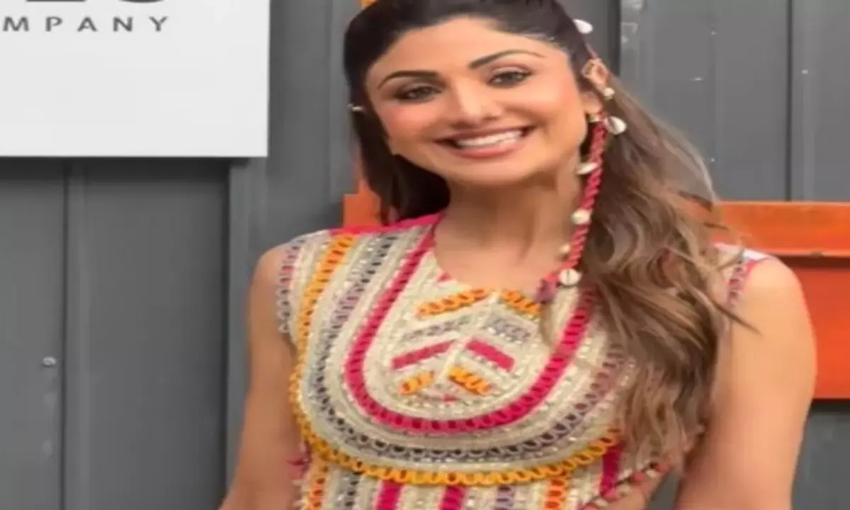 एक्ट्रेस शिल्पा शेट्टी का लहंगा लुक