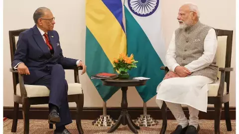 Mauritius PM Rishikesh Haridwar