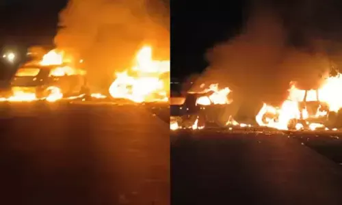 जिंदा जलकर मरे दो लोग, एक गंभीर रूप से घायल