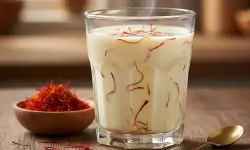 milk and saffron for skin care
