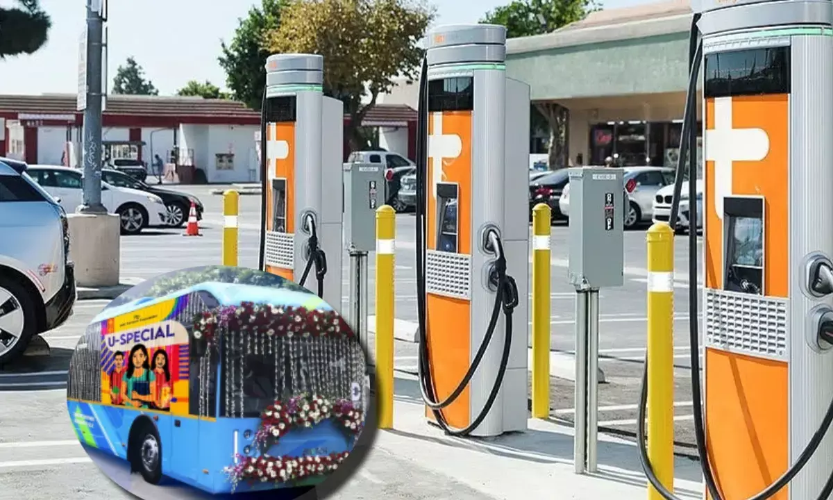 यूपी में ग्रीन परिवहन क्रांति : 15 शहरों में बनेंगे मॉडल बस स्टॉप और चार्जिंग स्टेशन