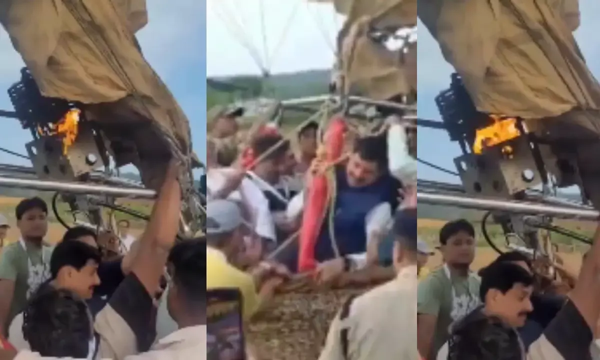 Mohan Yadav hot air balloon Mandsaur Mohan Yadav hot air balloon Mandsaur