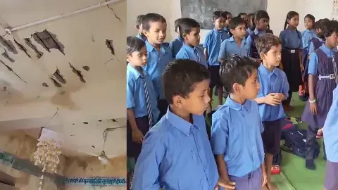 सालों से जर्जर है स्कूल भवन