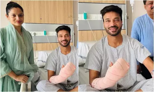 विक्की जैन एक भयानक दुर्घटना का शिकार हो गए, अस्पताल से उनकी तस्वीरें सामने आई हैं।