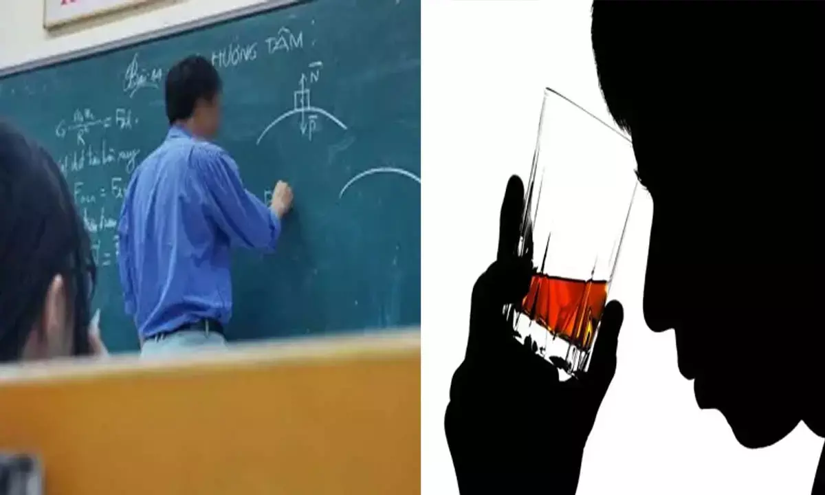 शराब पीकर स्कूल आए तो होगी कार्यवाही