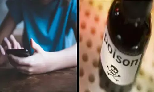 पिता के डांटने पर 15 साल की लड़की ने पी लिया जहर