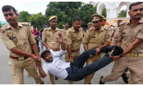 India Pakistan Match Protest Lucknow