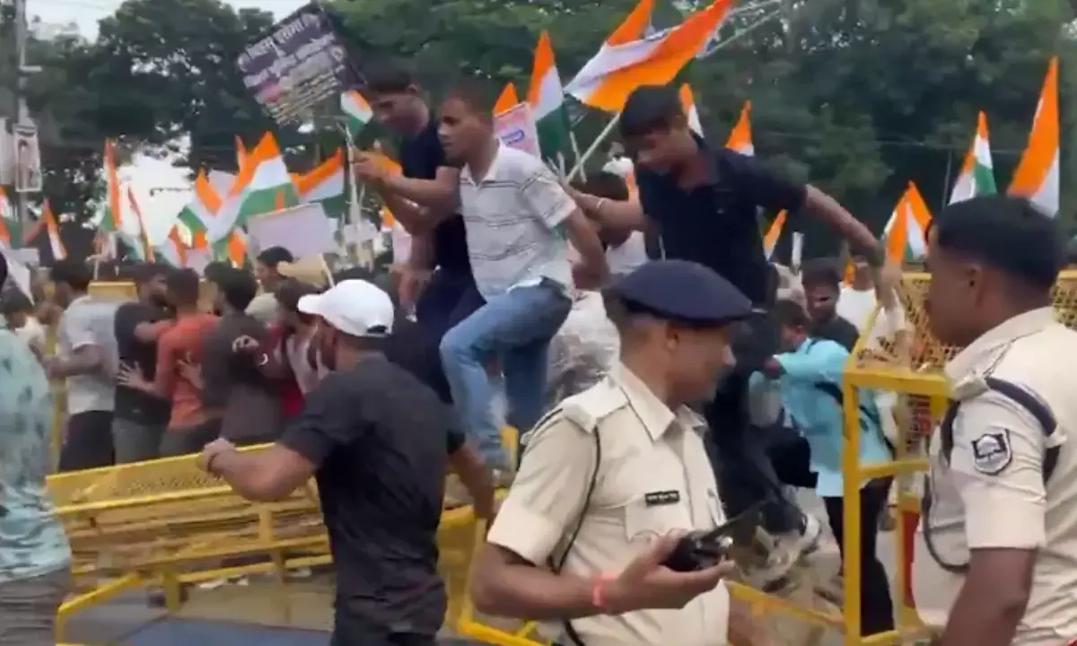 Student Protest in Patna