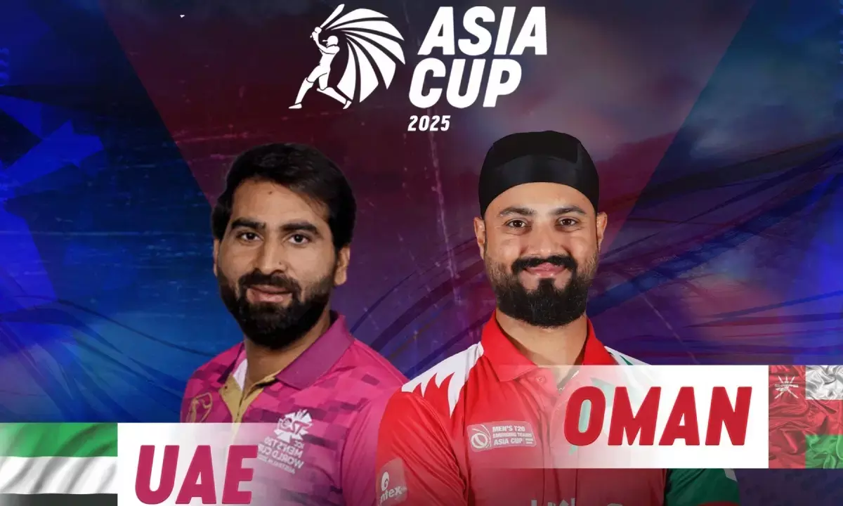 asia cup 2025 uae vs oman, cricket score updates