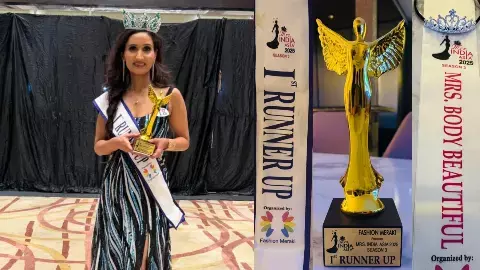 mrs india asia 2025 dr shweta mishra runner up exclusive