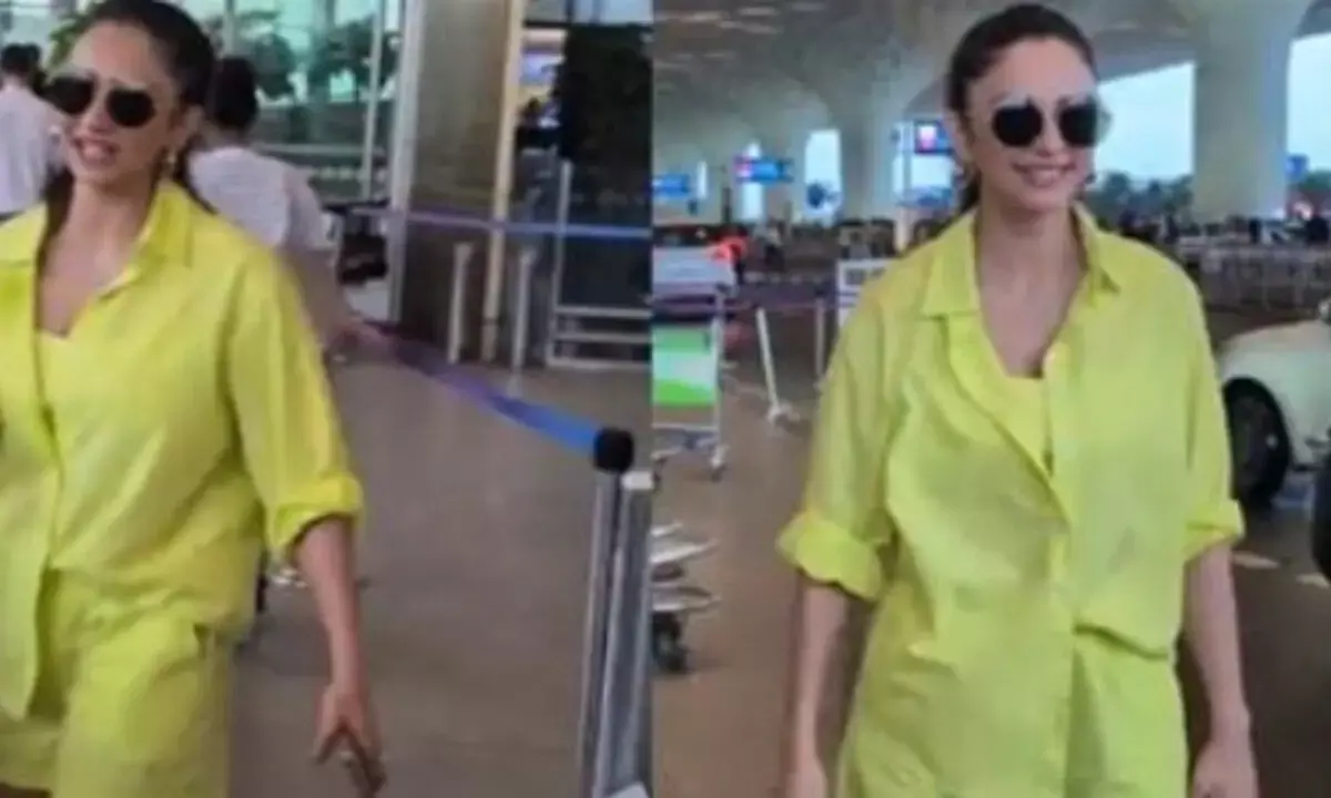 एक्ट्रेस रकुल प्रीत का को-ऑर्ड सेट लुक