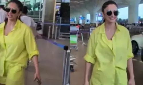 एक्ट्रेस रकुल प्रीत का को-ऑर्ड सेट लुक