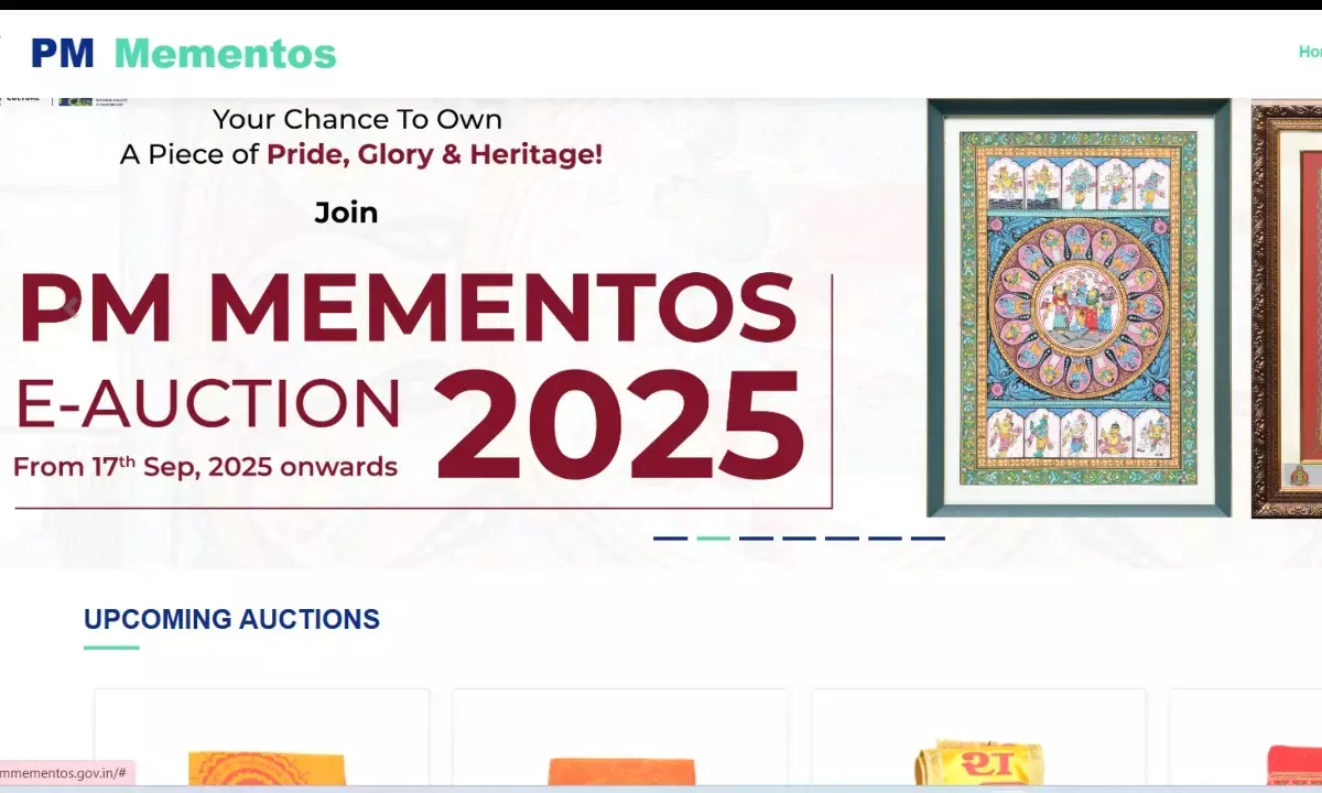 PM Modi birthday Gift auction 2025 PM Modi birthday Gift auction 2025