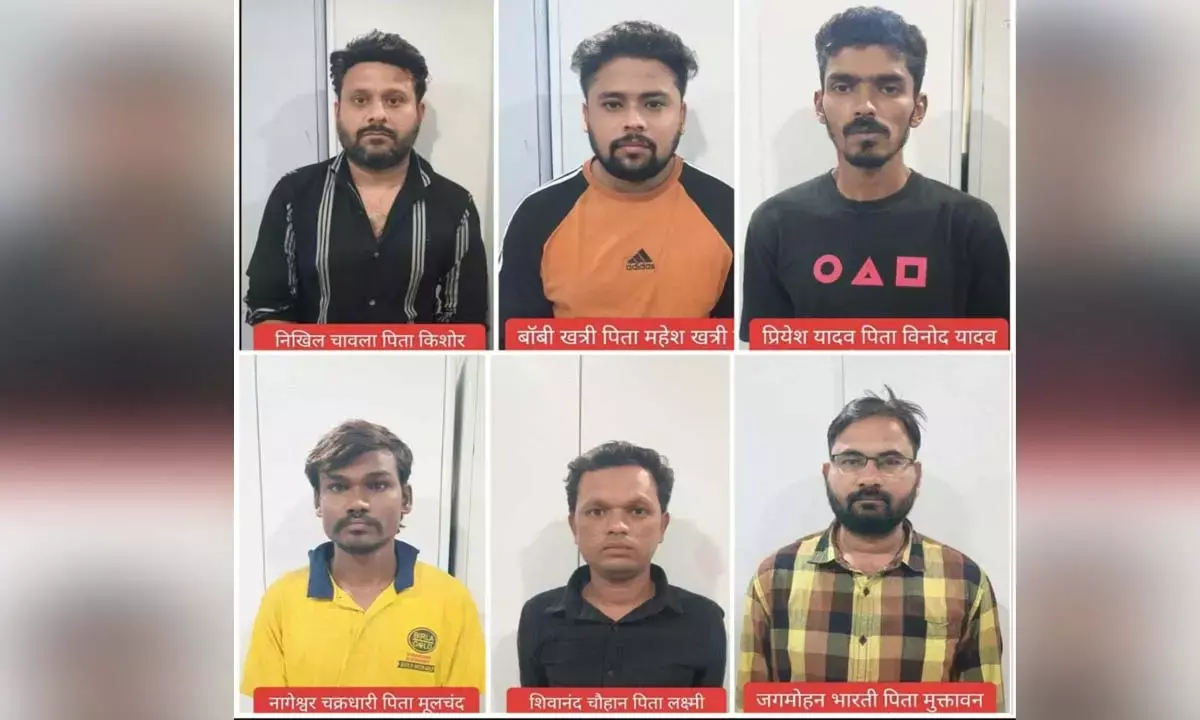 100 फर्जी सिम बरामद : साइबर फ्राड में सिम का होता था इस्तेमाल, 6 आरोपी  गिरफ्तार